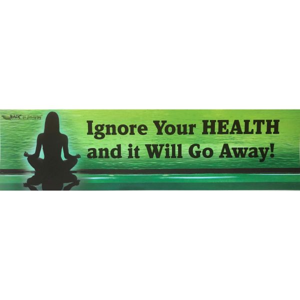 Healthy Lifestyle Bumper Sticker