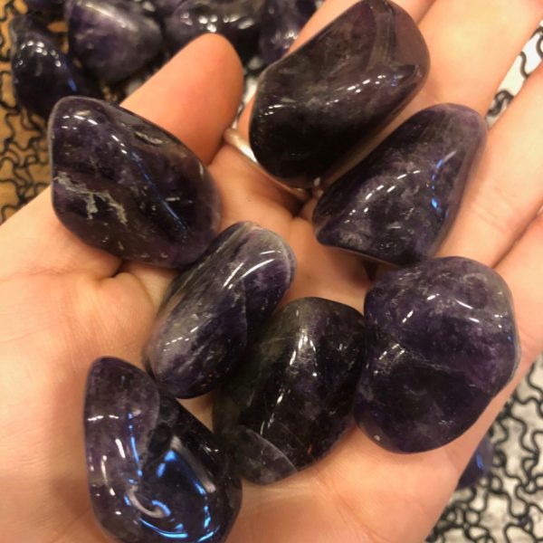 Amethyst Palm Stones
